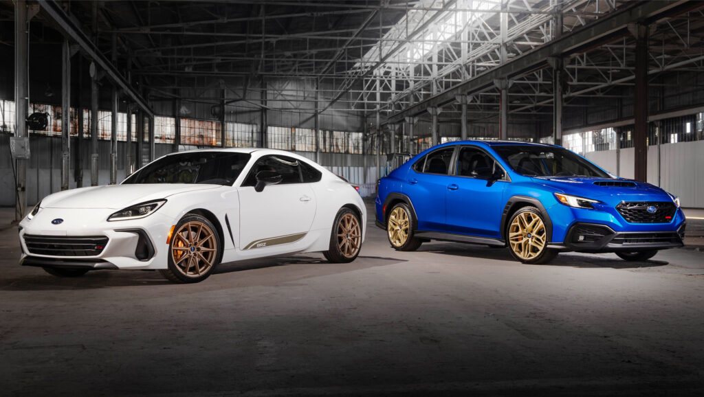 Subaru представила ювілейні BRZ ZC15 та WRX GD25