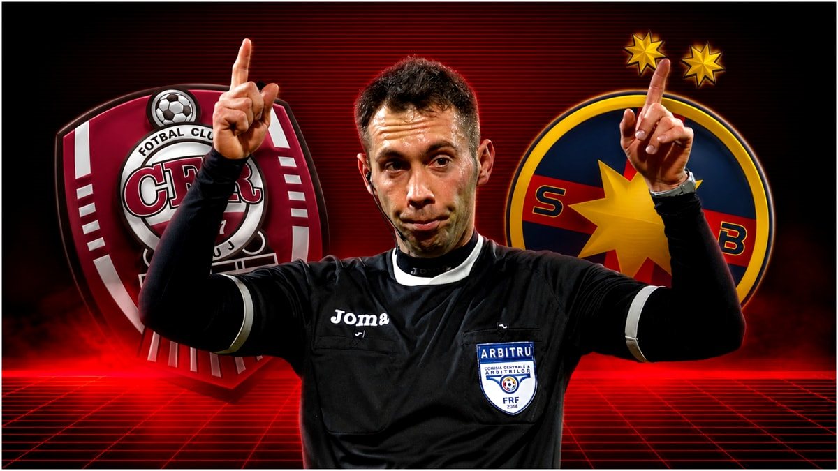 Скандальний арбітр Джордже Геман отримав призначення на дербі CFR Cluj – FCSB