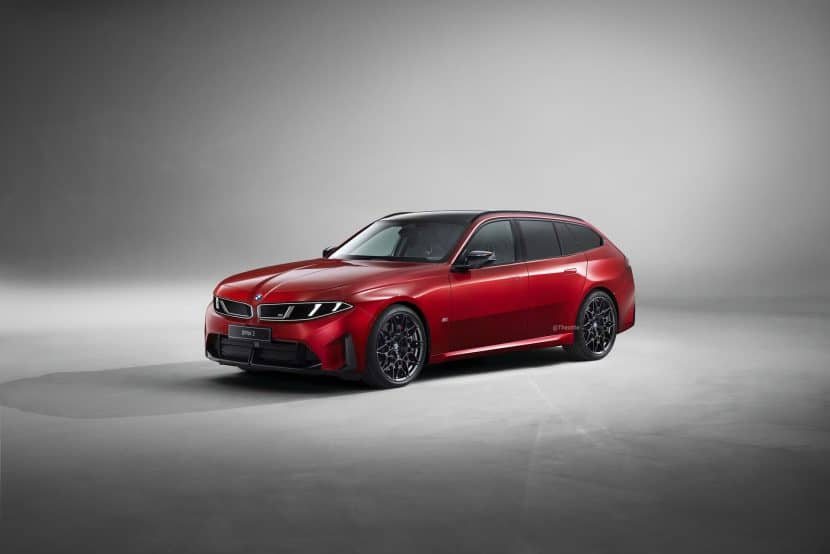 BMW M350 Touring: рендери показали, яким може бути новий універсал 3 Series