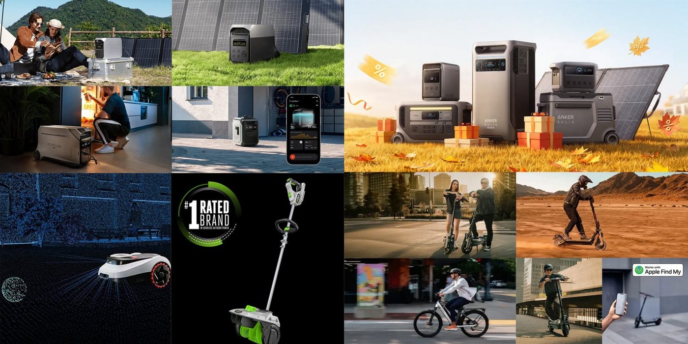 EcoFlow, Segway та Anker продовжують знижки на портативні станції та електросамокати