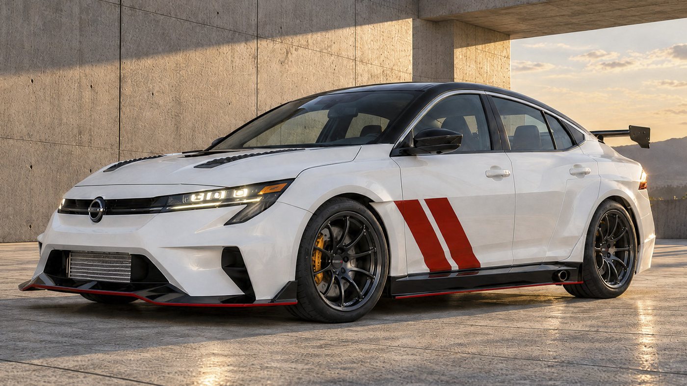 Nissan показала на SEMA концепт Sentra Spec-V з 300 сильним мотором і механікою