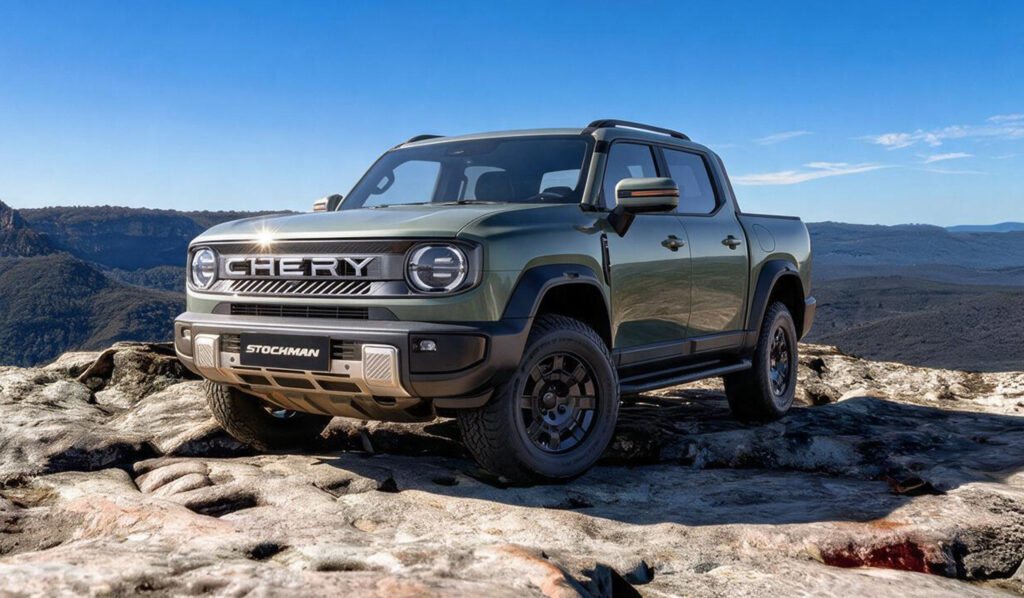 Chery показала характеристики пікапа Stockman: 469 к.с. і 96 км на електротязі