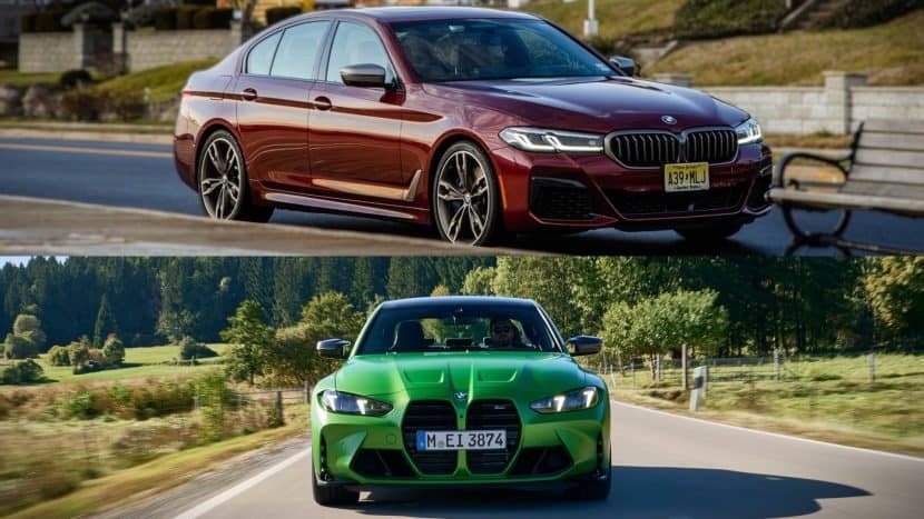 BMW M3 Competition xDrive проти M550i xDrive: однакова потужність, різні характери
