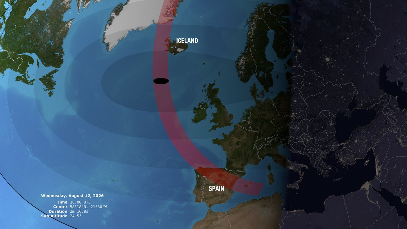 Eclipse Almanac дає прокрутити сто років затемнень як відео