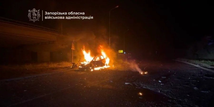 Російські дрони атакували вантовий міст у Запоріжжі та об'єкти в Києві й Кропивницькому