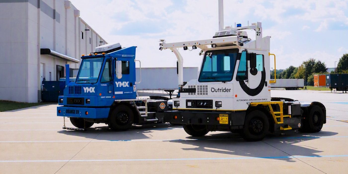 YMX тестує автономні електричні тягачі Outrider на майданчиках клієнтів